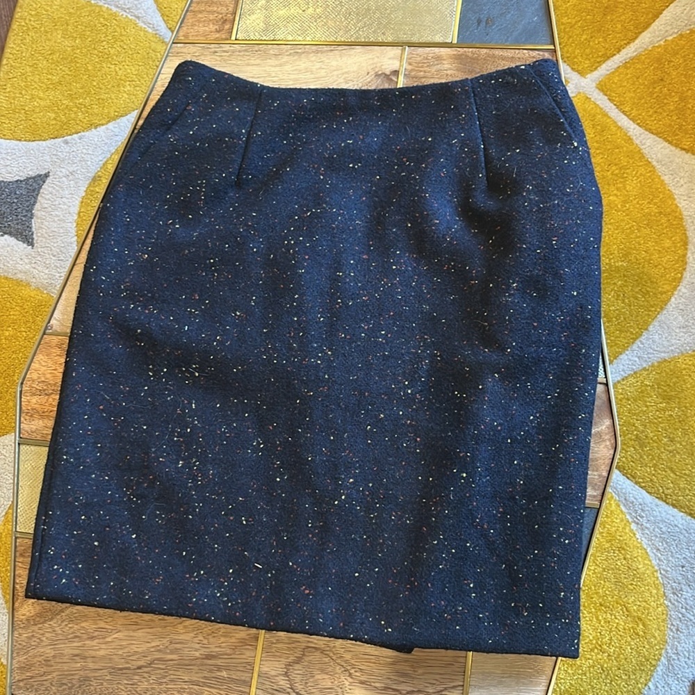 Modcloth Speckled Polyester/Wool Blend Fully Line… - image 2